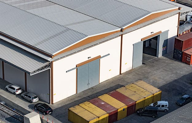 Image showing METPRO roofs in warehouse.