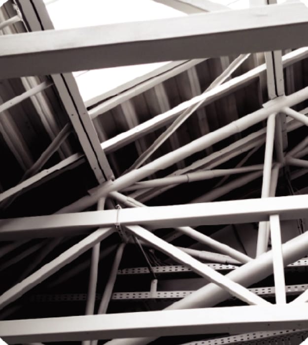 Cylindrical tubes in industrial settings.